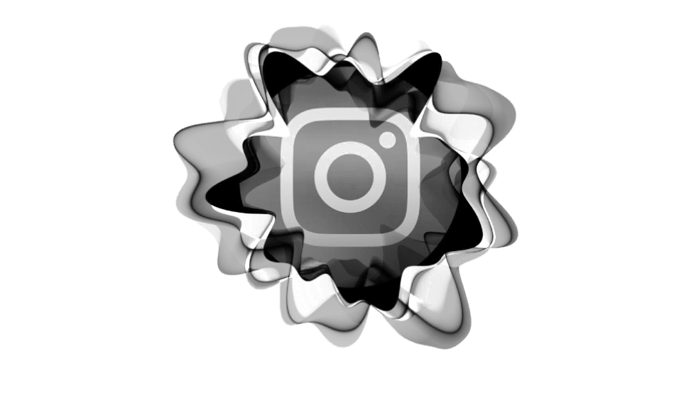 Patlama efekti içinde Instagram logosu; sosyal medya içerik yönetimini temsil eden görsel.